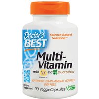 Multi-Vitamin with Vitashine D3 and Quatrefolic, 90 Vegetarian Capsules, Doctors Best