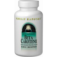 Beta Carotene 25,000 IU 100 softgels from Source Naturals