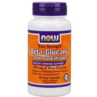 Beta-Glucans with ImmunEnhancer, Xtra Strength, 60 Vcaps, NOW Foods