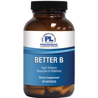 Better B, High Potency Bioactive B-Vitamins, 90 Capsules, Progressive Laboratories
