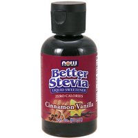 Better Stevia Liquid Sweetener - Cinnamon Vanilla Flavor, 2 oz, NOW Foods