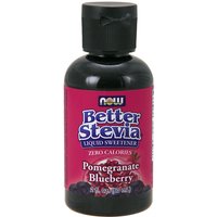 Better Stevia Liquid Sweetener - Pomegranate Blueberry Flavor, 2 oz, NOW Foods
