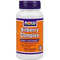 Bilberry Complex 100 Caps, NOW Foods