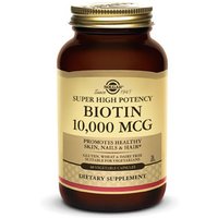 Biotin 10,000 mcg, 120 Vegetable Capsules, Solgar