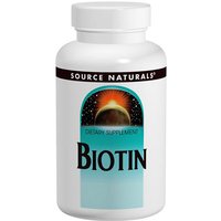 Biotin 10,000 mcg, High Potency, 60 Tablets, Source Naturals