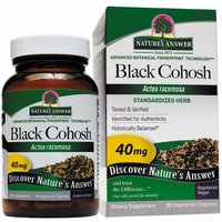 Black Cohosh Root Extract Standardized 60 vegicaps from Natures Answer