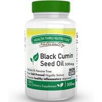 Black Cumin Seed Oil 500 mg, 100 Softgels, Health Thru Nutrition