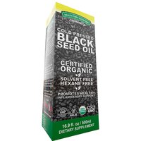 Black Cumin Seed Oil, Organic, Cold Pressed, 16.9 oz (500 ml), Health Thru Nutrition