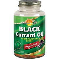 Black Currant Seed Oil 1000 mg, 60 Vegetarian Softgels, Natures Life