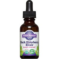 Black Elderberry Elixir, Organic, 1 oz, Oregons Wild Harvest