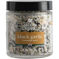 Black Garlic Finishing Salt, 2.19 oz, Simply Organic