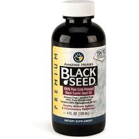 Premium Black Seed Oil Liquid, 4 oz, Amazing Herbs