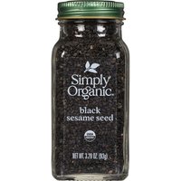 Black Sesame Seed, 3.28 oz, Simply Organic