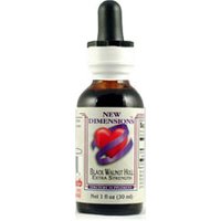 Black Walnut Hull Extract Extra Strength, New Dimensions Tincture, 1 oz, Kroeger Herb