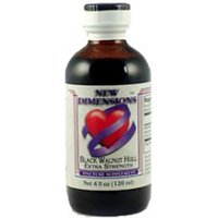Black Walnut Hull Extract Extra Strength, New Dimensions Tincture, 4 oz, Kroeger Herb