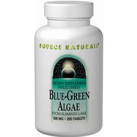 Blue-Green Algae 500 mg, Value Size, 200 Tablets, Source Naturals
