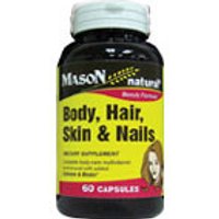 Body, Hair, Skin & Nails, 60 Capsules, Mason Natural