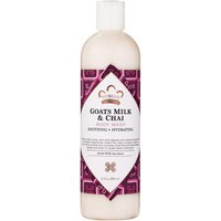 Goats Milk & Chai Body Wash, 13 oz, Nubian Heritage