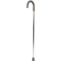 BodyMed Aluminum Adjustable Height Cane with Vinyl Grip Handle, Adjusts 30" - 39", ZZRADL176