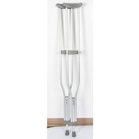 BodyMed Aluminum Crutches, Small (46" - 52"), ZZRADL80