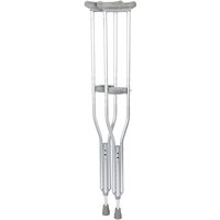 BodyMed Aluminum Crutches, Tall (510" - 66"), ZZRADL111