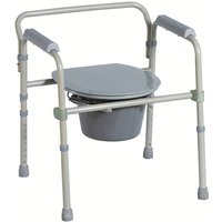 BodyMed Folding 3-in-1 Steel Commode, ZZRCOM02