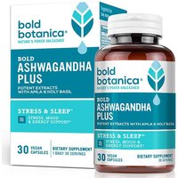 Bold Ashwagandha Plus, 30 Vegan Capsules, Bold Botanica
