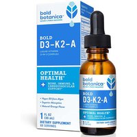 Bold D3-K2-A, Liquid Vitamin 3-in-1 Complex, 1 oz, Bold Botanica