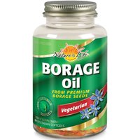 Borage Oil, 60 Vegetarian Softgels, Natures Life