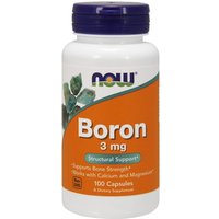 Boron 3 mg, 100 Capsules, NOW Foods