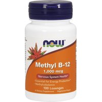 Methyl B-12 1000 mcg, Methylcobalamin, 100 Lozenges, NOW Foods