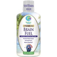 Brain Fuel Liquid, 32 oz, Tropical Oasis