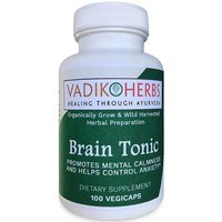 Brain Tonic, 100 Vegetarian Capsules, Vadik Herbs