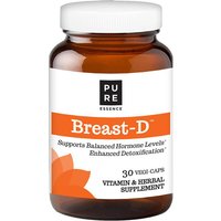 Breast-D (With D3, DIM, Calcium D-Glucarate), 30 Vegetarian Capsules, Pure Essence Labs