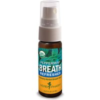 Breath Refresher Spray - Peppermint, 0.47 oz, Herb Pharm
