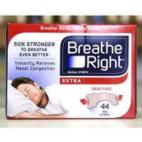 Breathe Right Extra Strength Nasal Strips, For Adult Noses, 72 Tan Strips