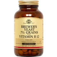 Brewers Yeast 7 1/2 Grains with Vitamin B-12, 250 Tablets, Solgar