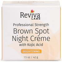 Reviva Labs Brown Spot Night Cream with Kojic Acid, 1.5 oz