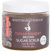 Herbal Therapy Brown Sugar Scrub, 70% Organic, Rest & Relax, 16 oz, Soothing Touch