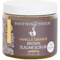 Herbal Therapy Brown Sugar Scrub, 70% Organic, Vanilla Orange, 16 oz, Soothing Touch