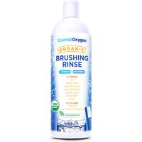 Organic Brushing Rinse, Peppermint, 16 oz, Essential Oxygen