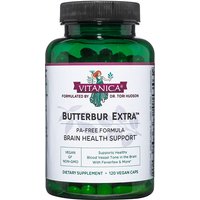 Butterbur Extra, Brain Chemistry & Vessel Support, 120 Vegetarian Capsules, Vitanica