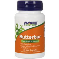 Butterbur with Feverfew, 60 Vegetarian Capsules, NOW Foods
