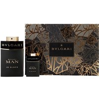 Bvlgari Man In Black Eau De Parfum Spray & Eau De Parfum Spray for Men, 3.4 oz & 0.5 oz