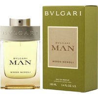 Bvlgari Man Wood Neroli Eau De Parfum Spray for Men, 3.4 oz