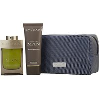 Bvlgari Man Wood Essence Eau De Parfum Spray & Aftershave Balm & Pouch for Men, 3.4 oz & 3.4 oz