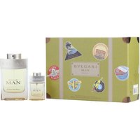 Bvlgari Man Wood Neroli Eau De Parfum Spray & Eau De Parfum Spray for Men, 3.4 oz & 0.5 oz