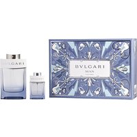 Bvlgari Man Glacial Essence Eau De Parfum Spray & Eau De Parfum Spray for Men, 3.4 oz & 0.5 oz