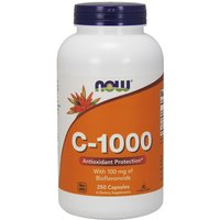 Vitamin C-1000 Caps, 250 Capsules, NOW Foods
