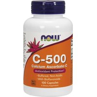 Vitamin C-500 Calcium Ascorbate, 100 Capsules, NOW Foods